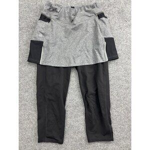 Athleta Skirted Leggings Womens Medium Athletic Running Pockets Stretch Yoga